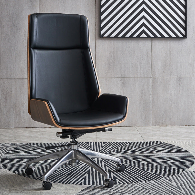 Natia Executive Leather Office Chair-BAOSSAN