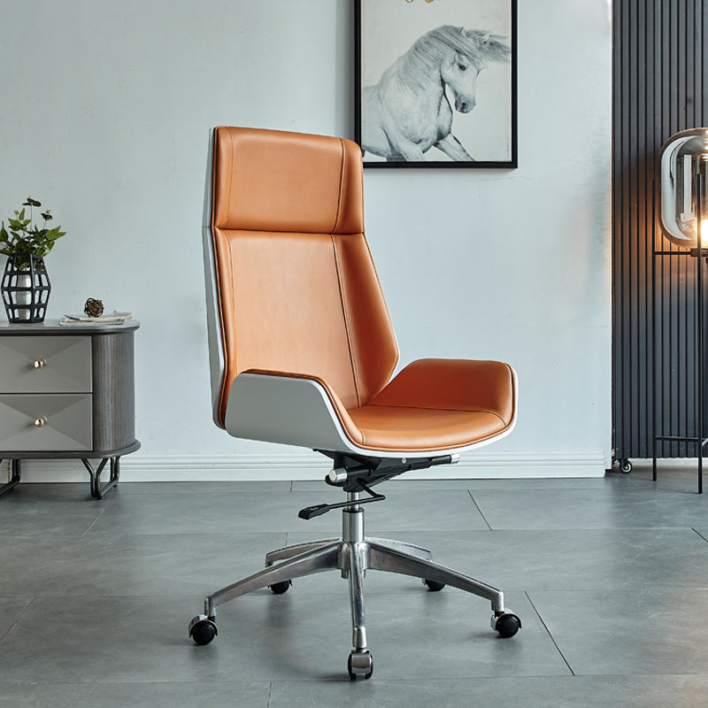 Natia Executive Leather Office Chair-BAOSSAN