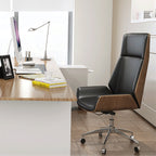Natia Executive Leather Office Chair-BAOSSAN