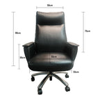 SS8 Executive Leather Office Chair Adjustable