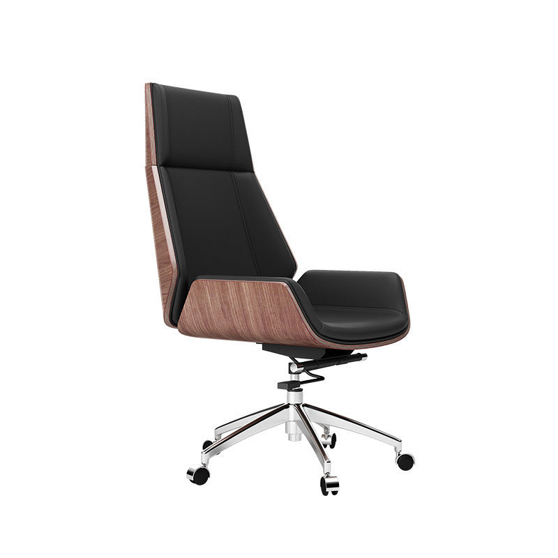 Natia Executive Leather Office Chair-BAOSSAN