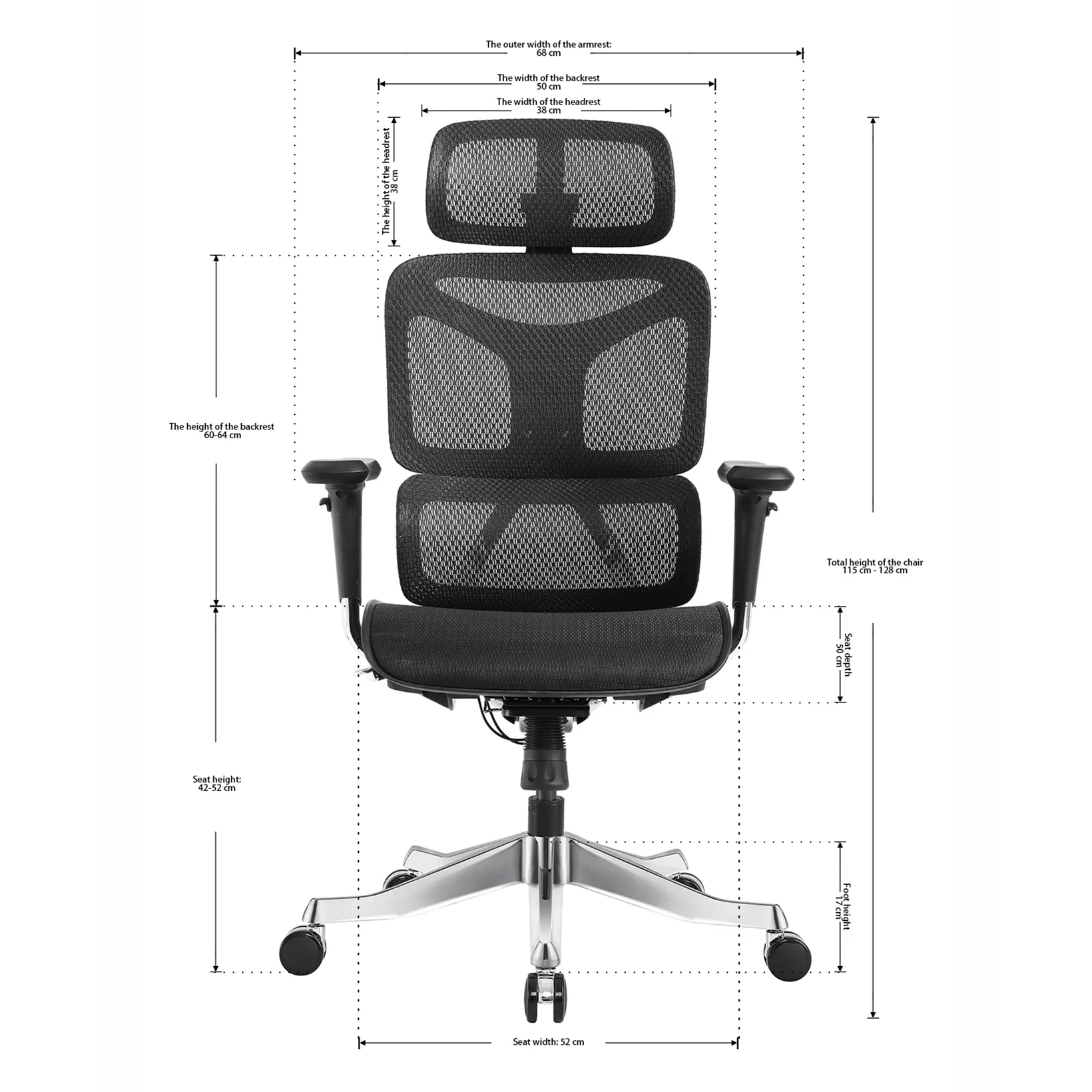 Ergonomic Office Chair K5GP-BAOSSAN