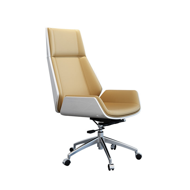 Natia Executive Leather Office Chair-BAOSSAN