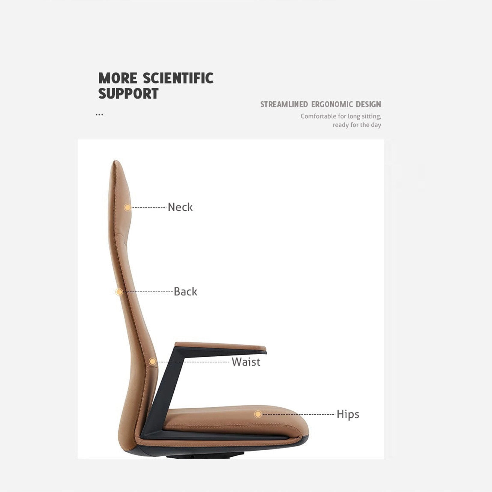 Norris Executive Leather Office Chair-BAOSSAN