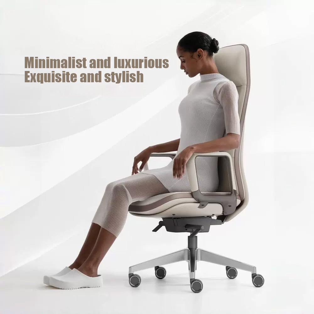 Neta Executive Leather Office Chair-BAOSSAN