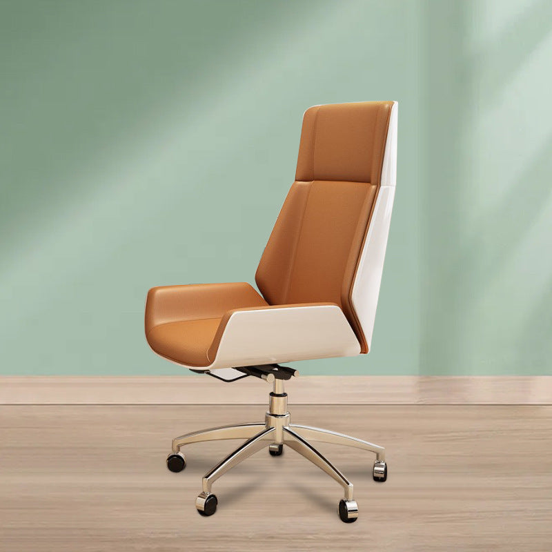 Natia Executive Leather Office Chair-BAOSSAN