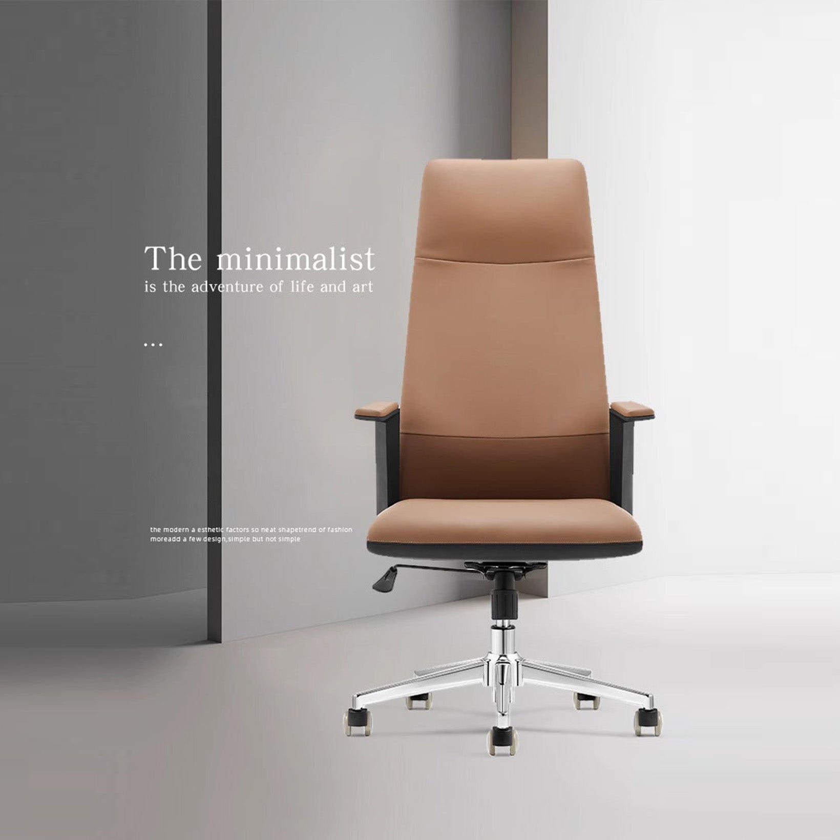 Norris Executive Leather Office Chair-BAOSSAN