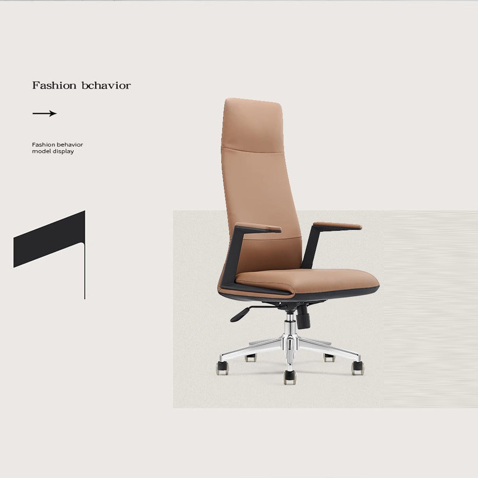 Norris Executive Leather Office Chair-BAOSSAN