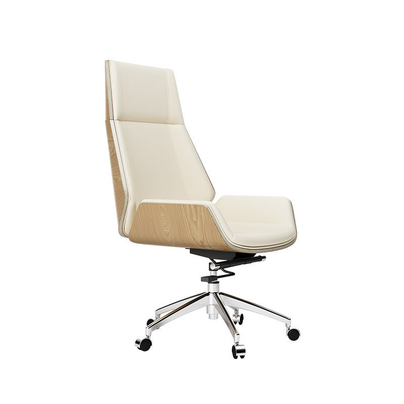 Natia Executive Leather Office Chair-BAOSSAN