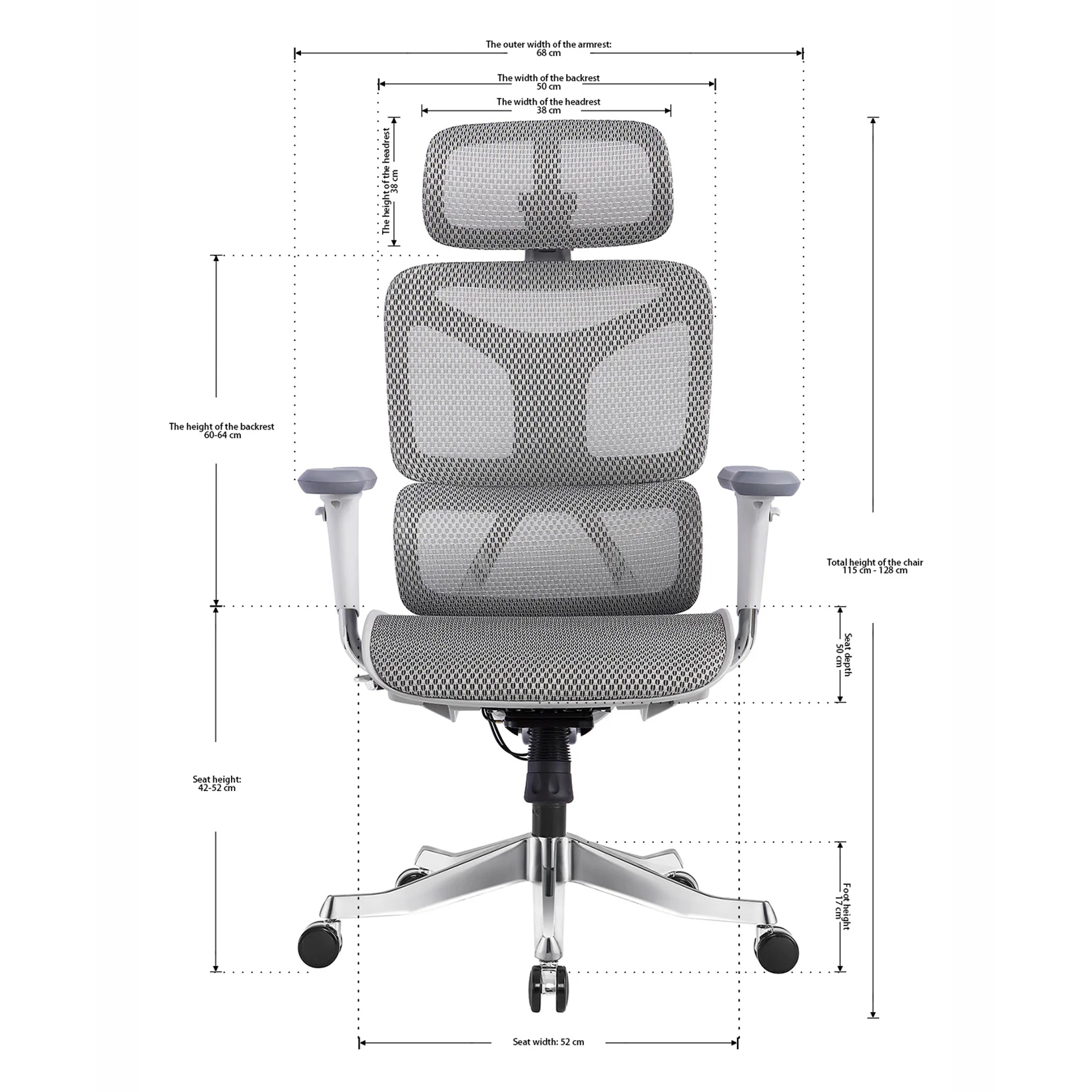 Ergonomic Office Chair K5GP-BAOSSAN