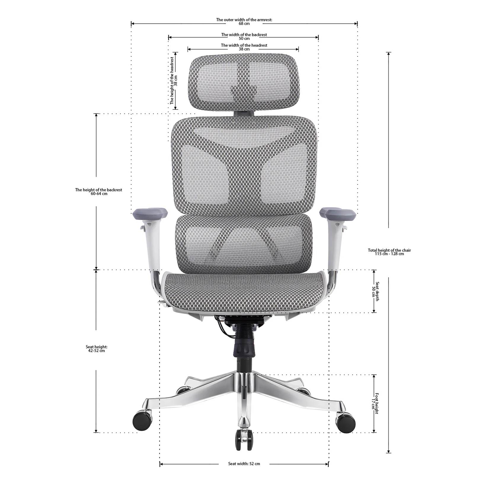 Ergonomic Office Chair A5CG-BAOSSAN