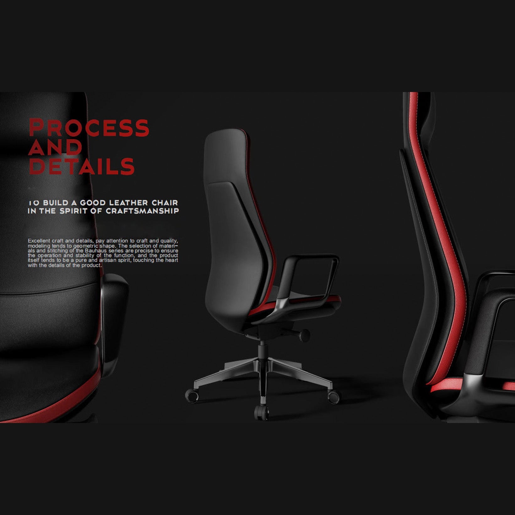 Neta Executive Leather Office Chair-BAOSSAN